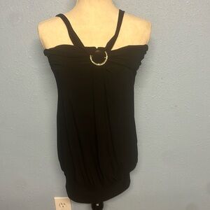 Taboo black dress tank Small
